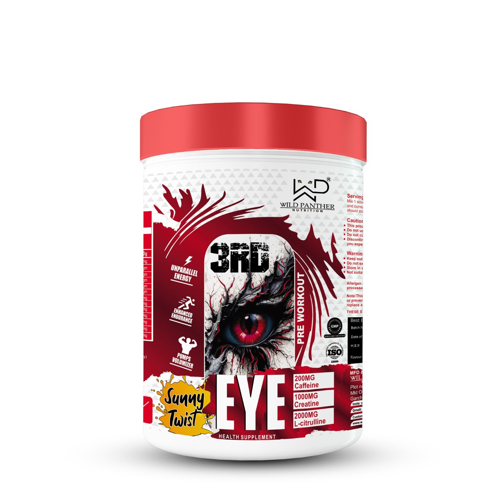 Wild Panther Nutrition 3rd Eye Pre-Workout