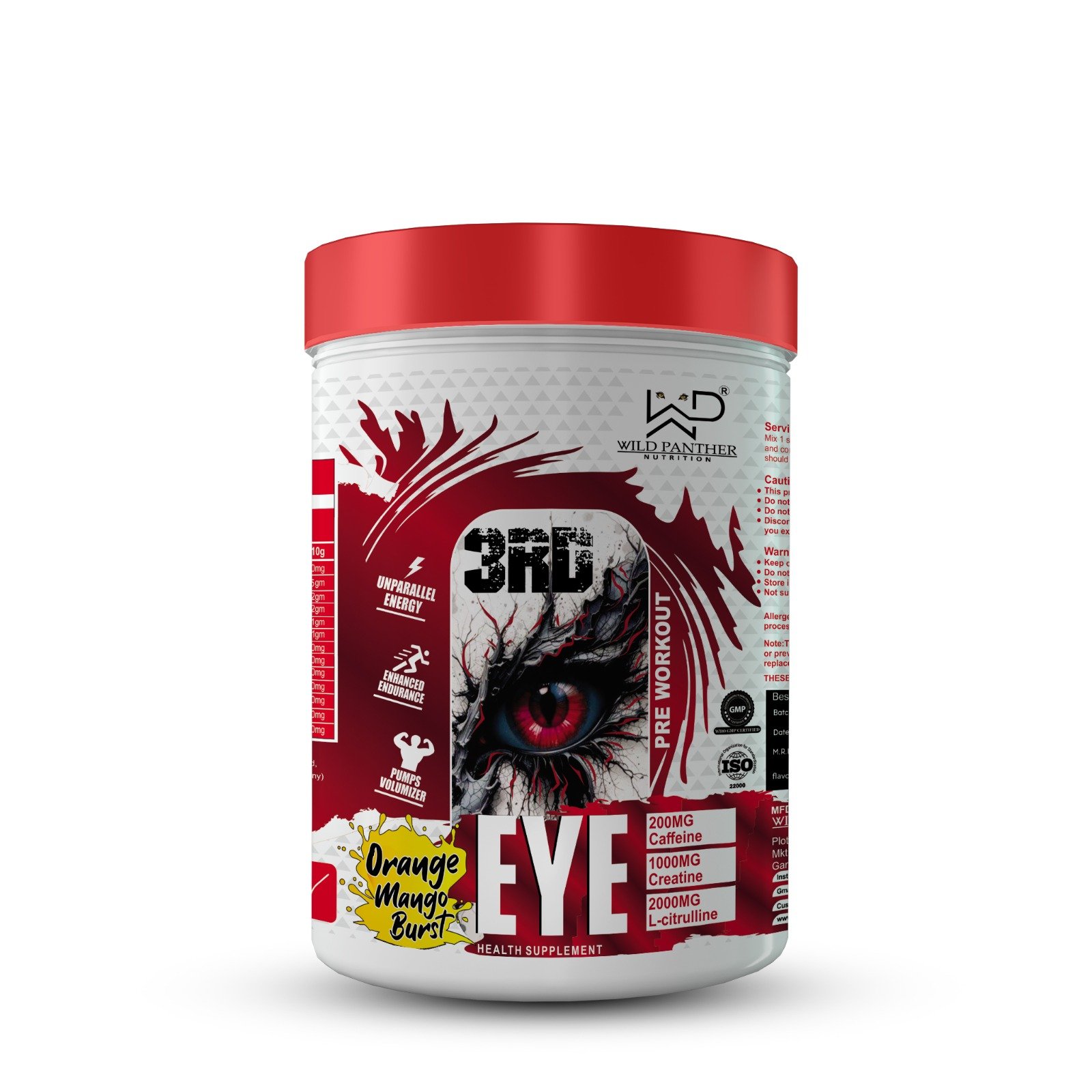 Wild Panther Nutrition 3rd Eye Pre-Workout - Image 3