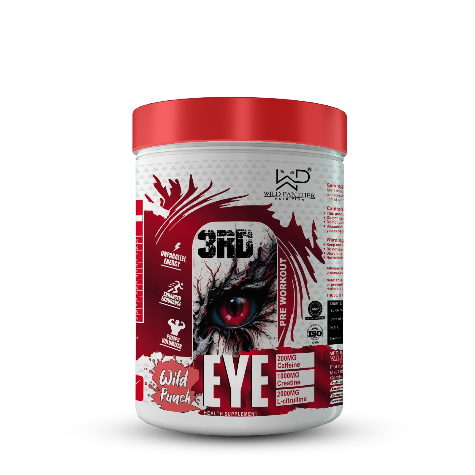 Wild Panther Nutrition 3rd Eye Pre-Workout - Image 5